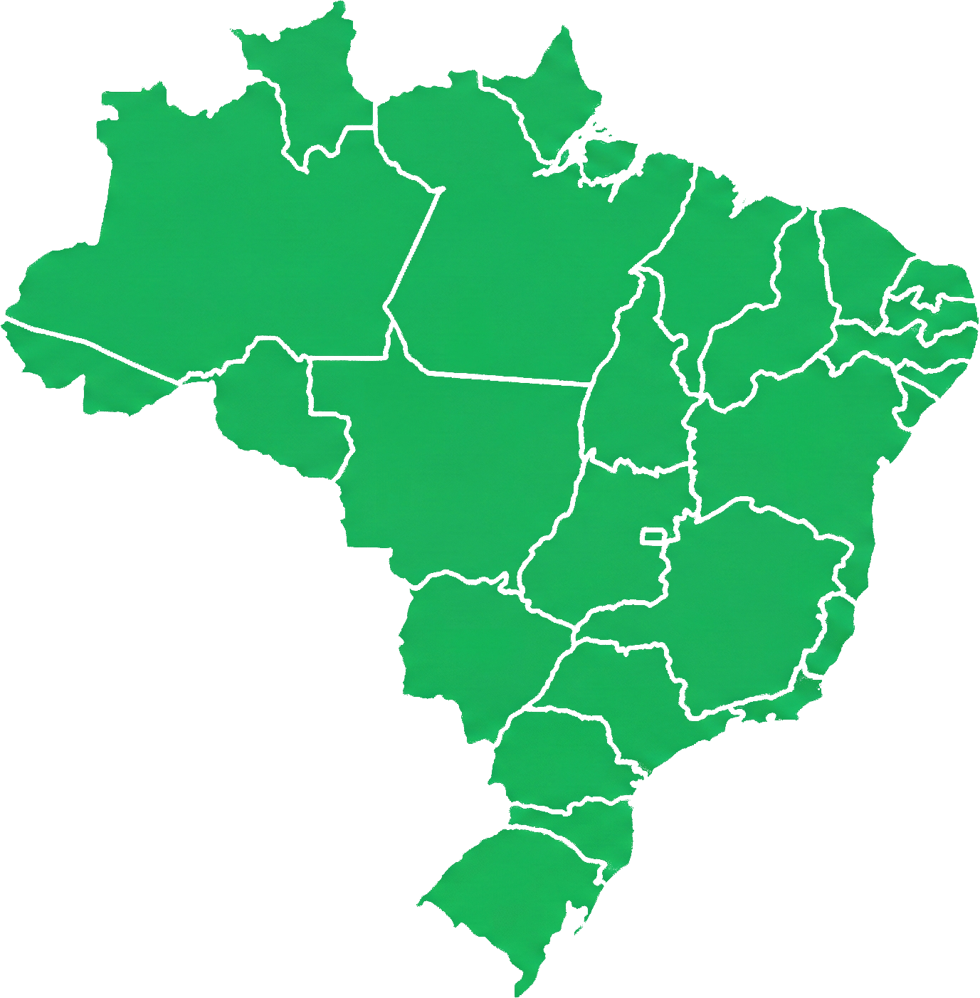 Mapa do Brasil - Cobertura Nacional WOW Service